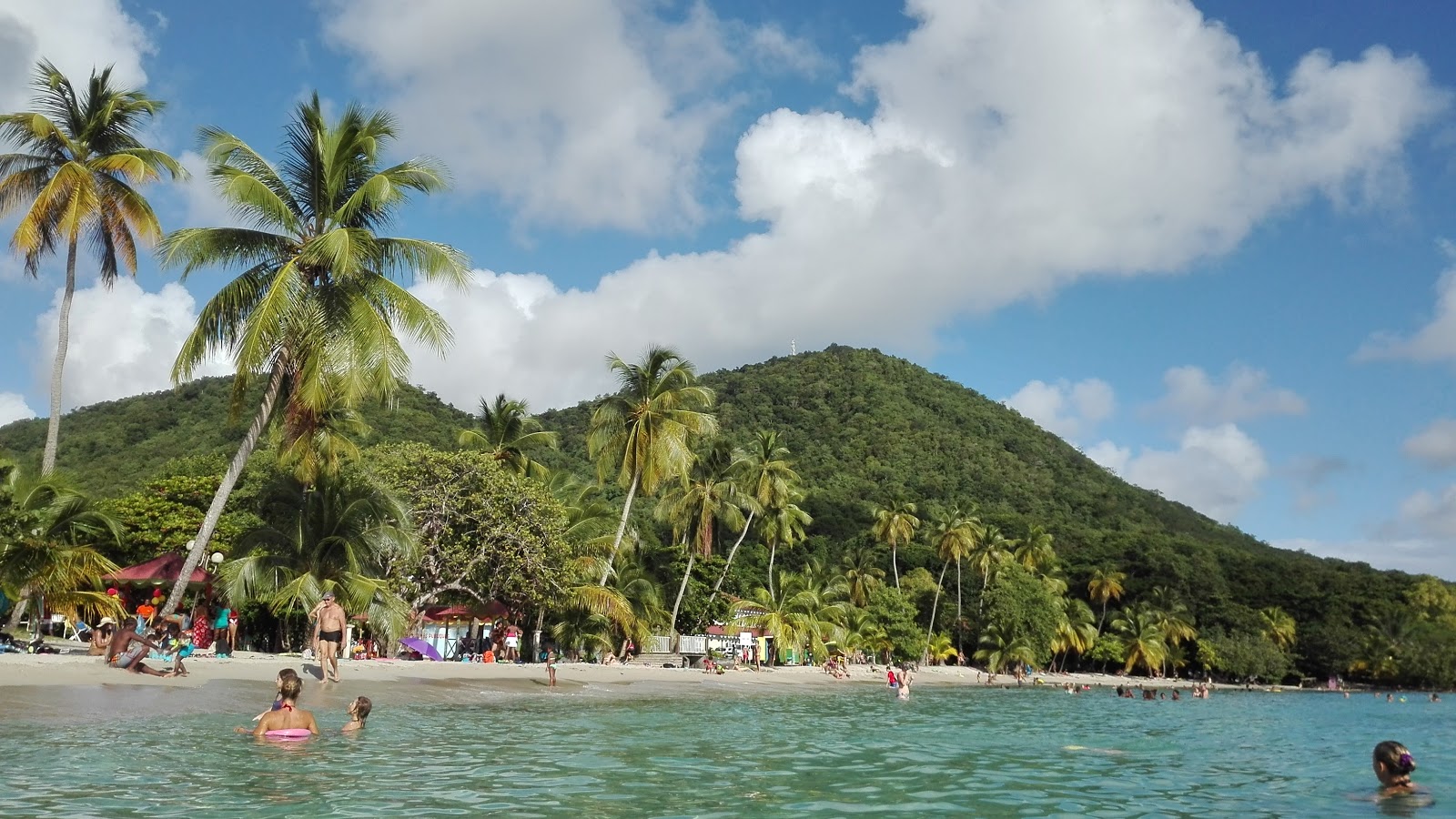 Photo of Anse Figuier beach backed by cliffs