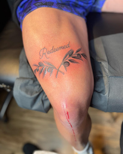 Explore footprints poem tattoo ideas, creative tattoo ideas in Prairieville, available at Kingdom Ink Quality Body Art