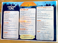 Le Balcon du Lac (ex Edelweiss) à Talloires-Montmin menu