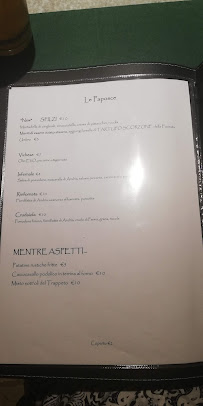 Menu du Il Trappeto Cantina à Vico del Gargano