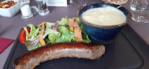 Bratwurst du Restaurant français Hôtel Restaurant Prunières à Peyre en Aubrac - n°5