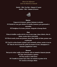 Menu / carte de La Scène Brasserie à Lyon