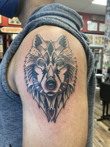 Explore gearhead tattoo ideas, creative tattoo ideas in Montclair, available at Jinx Proof Tattoo & Body Piercing