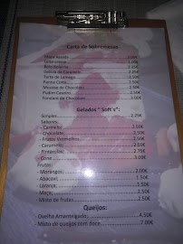 Restaurant A Taberna do Porfírio à Lamego - menu / carte