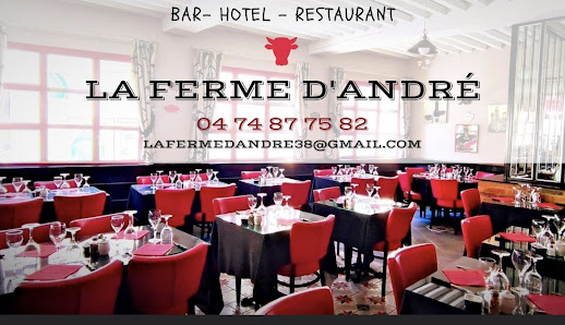 La Ferme d André - Bar - Hôtel - Restaurant - Saint Jean de Bournay 2 Mnt de l'Hôtel de ville, 38440 Saint-Jean-de-Bournay