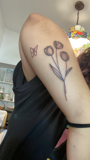 Explore tattoo shoulder ideas, creative tattoo ideas in Naples, available at Jewels Inkpire