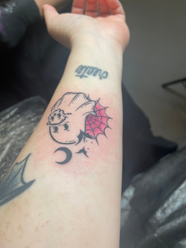 Explore grenade tattoo ideas, creative tattoo ideas in Denver, available at Cleopatra INK Tattoo & Piercing Denver Studio