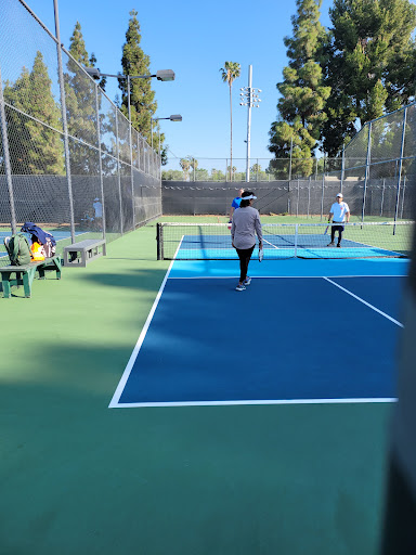 Tennis court Orange
