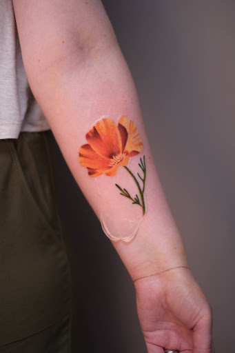 Explore legs tattoo ideas, creative tattoo ideas in Culver City, available at PW Gallery