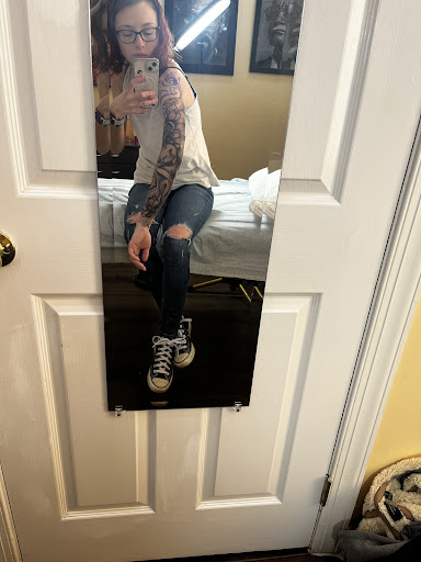 Explore semicolon tattoo ideas, creative tattoo ideas in Richmond, available at Loose Screw Tattoo