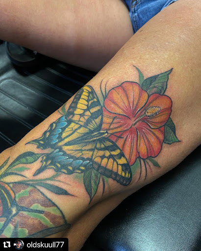 Explore female sleeve tattoos ideas, creative tattoo ideas in Port Saint Lucie, available at Nevermore Tattoo studio