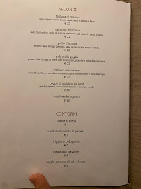 Parlor à Bologna menu