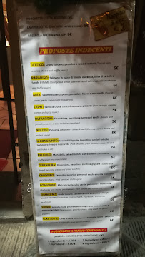 Dal Moro à Arezzo menu