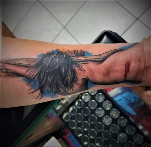 Explore mtb tattoo ideas, creative tattoo ideas in Salt Lake City, available at Koi Dragon Tattoos