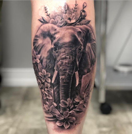 Explore genesis tattoo ideas, creative tattoo ideas in Salem, available at Merk Ink Tattoo Studio