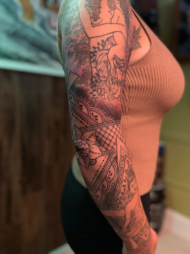 Explore astros tattoo ideas, creative tattoo ideas in Hudson, available at The Bohemian Social Club