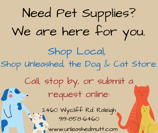 Unleashed, the Dog & Cat Store at Lake Boone Shopping Center