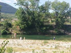 Plage Sandaya Les Rivages'in fotoğrafı düz bir kıyı şeridi ile birlikte