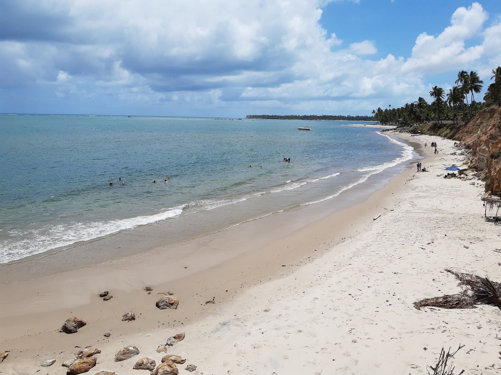 Foto di Praia de Guadalupe con una superficie del sabbia beige