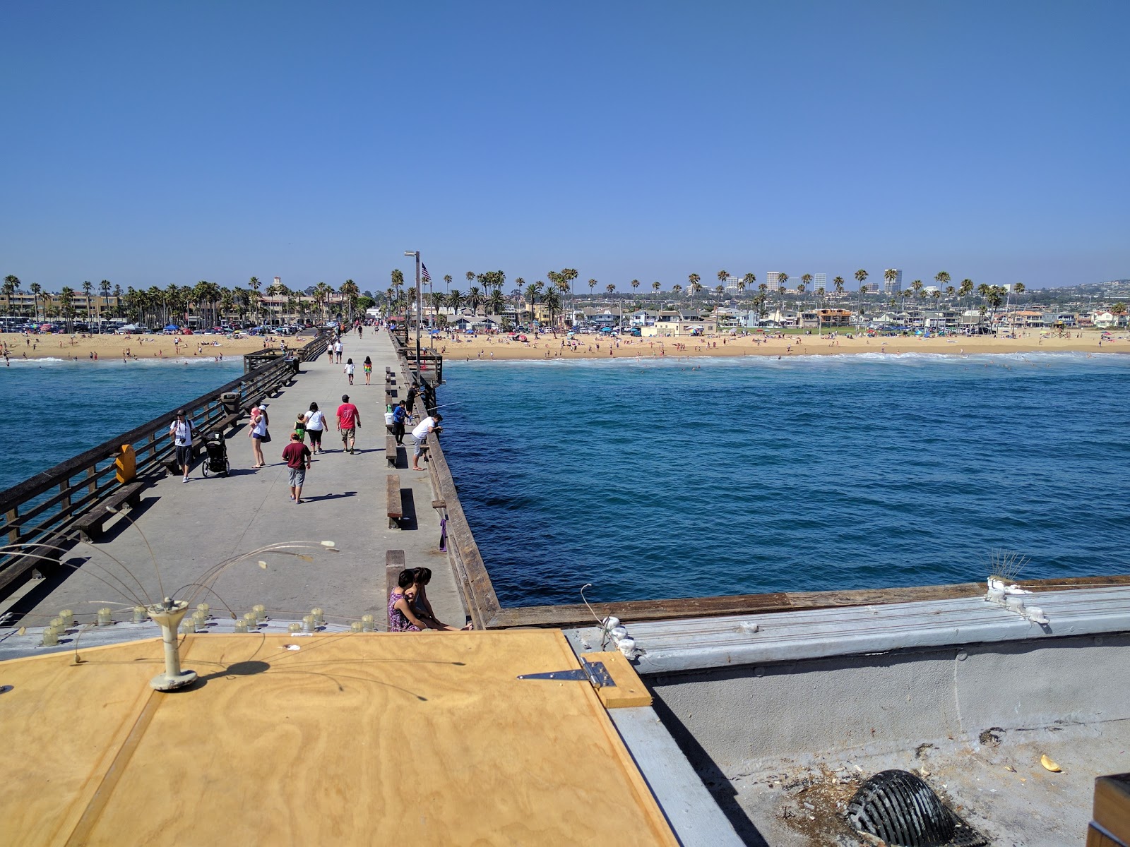 Photo of Balboa Peninsula beach and the settlement