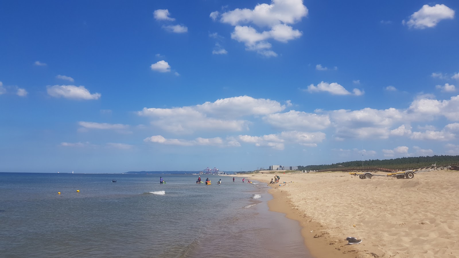 Fotografie cu Chilpo Beach cu drept și lung