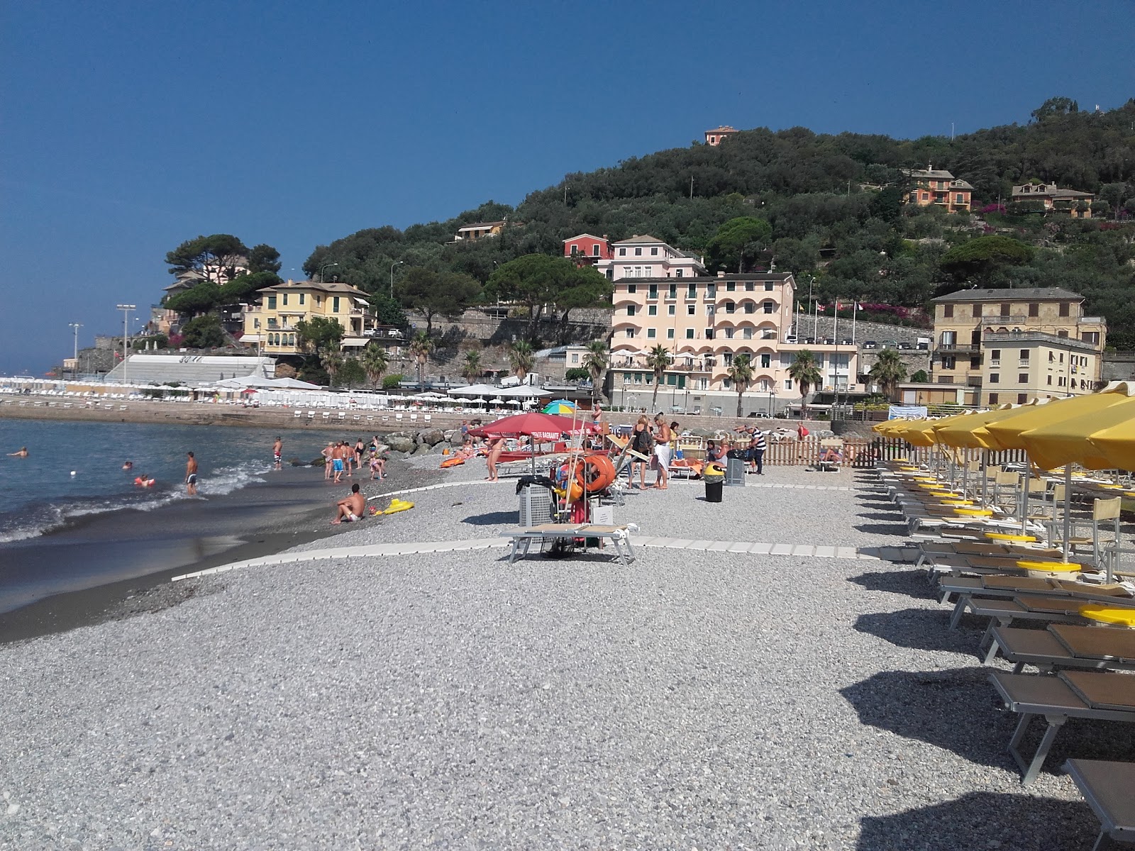 Photo de Spiaggia di Recco avec un niveau de propreté de sale
