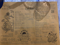 Menu / carte de Ristorante Mari Mannu à Cagliari