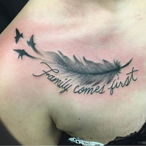 Explore two daughters tattoo ideas, creative tattoo ideas in Campbellsville, available at Green River Tattoo Company