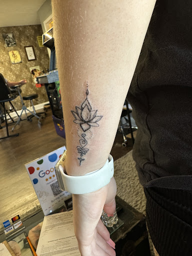 Explore olivia tattoo ideas, creative tattoo ideas in Medina, available at Burning River Tattoo