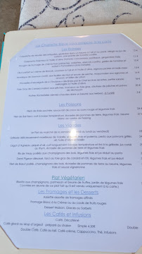 Restaurant La Charrette Bleue à Condorcet menu