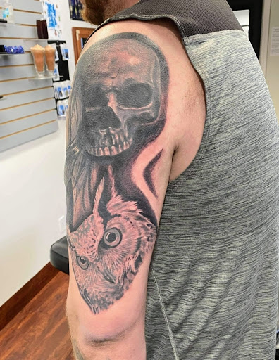 Explore tattoo ideas wife name, creative tattoo ideas in Spokane, available at Feel Good Ink