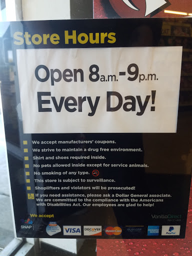 Discount Store «Dollar General», reviews and photos, 73 Boulder Hill Pass, Montgomery, IL 60538, USA