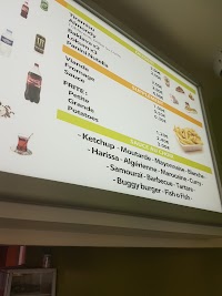 Carte du Snack Istanbul à Cuers