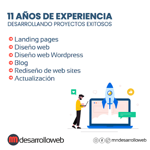 Opinii despre MN Desarrolloweb - Diseño páginas web y tiendas online în Guayaquil - Diseñador de sitios Web