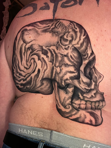 Explore wrist cover up tattoos ideas, creative tattoo ideas in Georgetown, available at Iron Rite Tattoo South