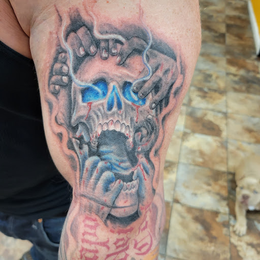Explore mexican sleeve tattoo ideas, creative tattoo ideas in Detroit, available at Detroit Aztec Tattoos