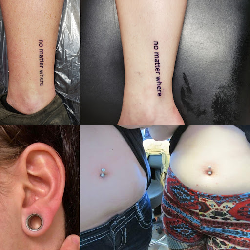 Explore big sis lil sis tattoo ideas, creative tattoo ideas in Elko, available at Custom Tattoos and Body Piercing Studio