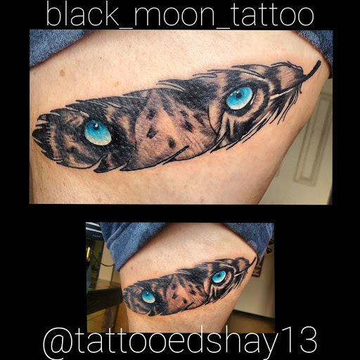 Explore reflection tattoo ideas, creative tattoo ideas in Copperas Cove, available at Black Moon Tattoo Company