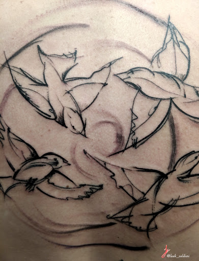 Explore japanese sleeve tattoo ideas, creative tattoo ideas in Williamsburg, available at Charon Arts