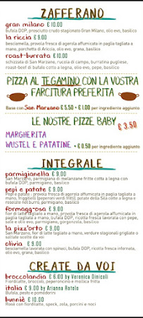 Pizzeria Pizz'Orto à Arese (la carte)