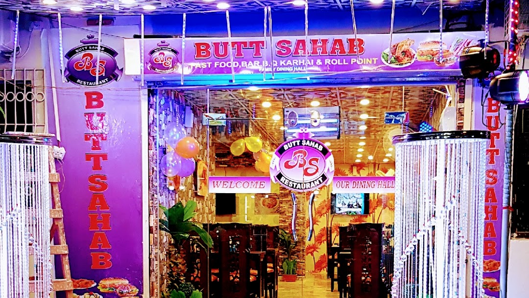 Butt Sahib Fast Food, Bar.B.Q & Roll Point