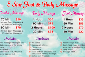5 Star Foot & Body Massage image