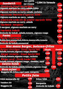 Menu / carte de Restauration rapide -FT Le Voisin à Noidans-lès-Vesoul