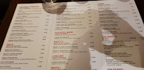Tesoro d'Italia - Paradis à Paris menu