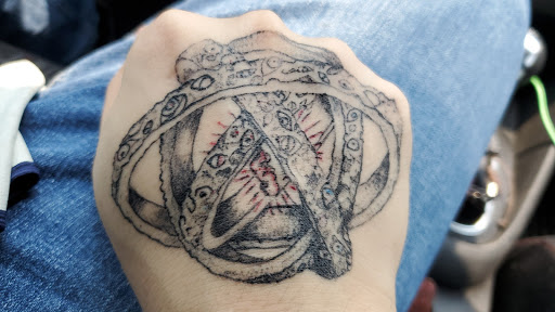 Explore inosuke tattoo ideas, creative tattoo ideas in Albuquerque, available at Sachs Body Modification