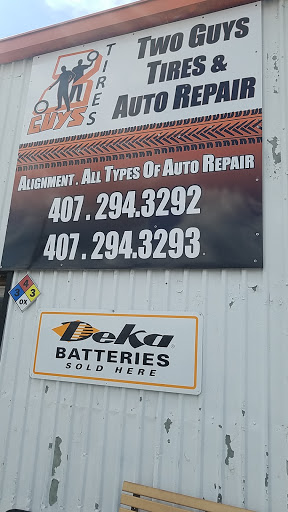 Used Tire Shop «Two Guys Tires and Auto Repair», reviews and photos, 366 N John Young Pkwy, Orlando, FL 32805, USA