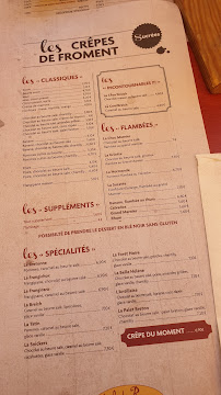 Menu du Crêperie L'Epi de Blé à Rennes