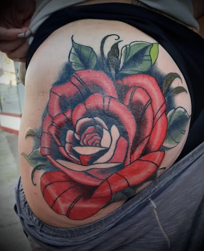 Explore inner bicep tattoo ideas, creative tattoo ideas in Sunbury, available at Knuckles & Needles Tattoo Parlor