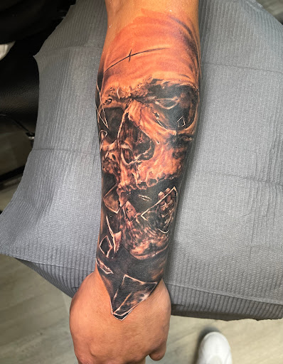 Explore womens neck tattoos ideas, creative tattoo ideas in Lake Alfred, available at Moreira Ink