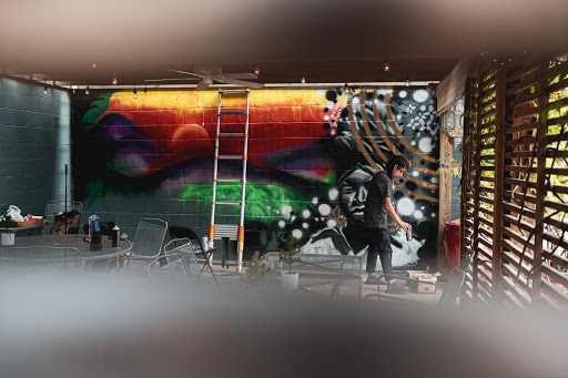 Explore chest tattoo lettering ideas, creative tattoo ideas in Asheville, available at Alday Art Studio